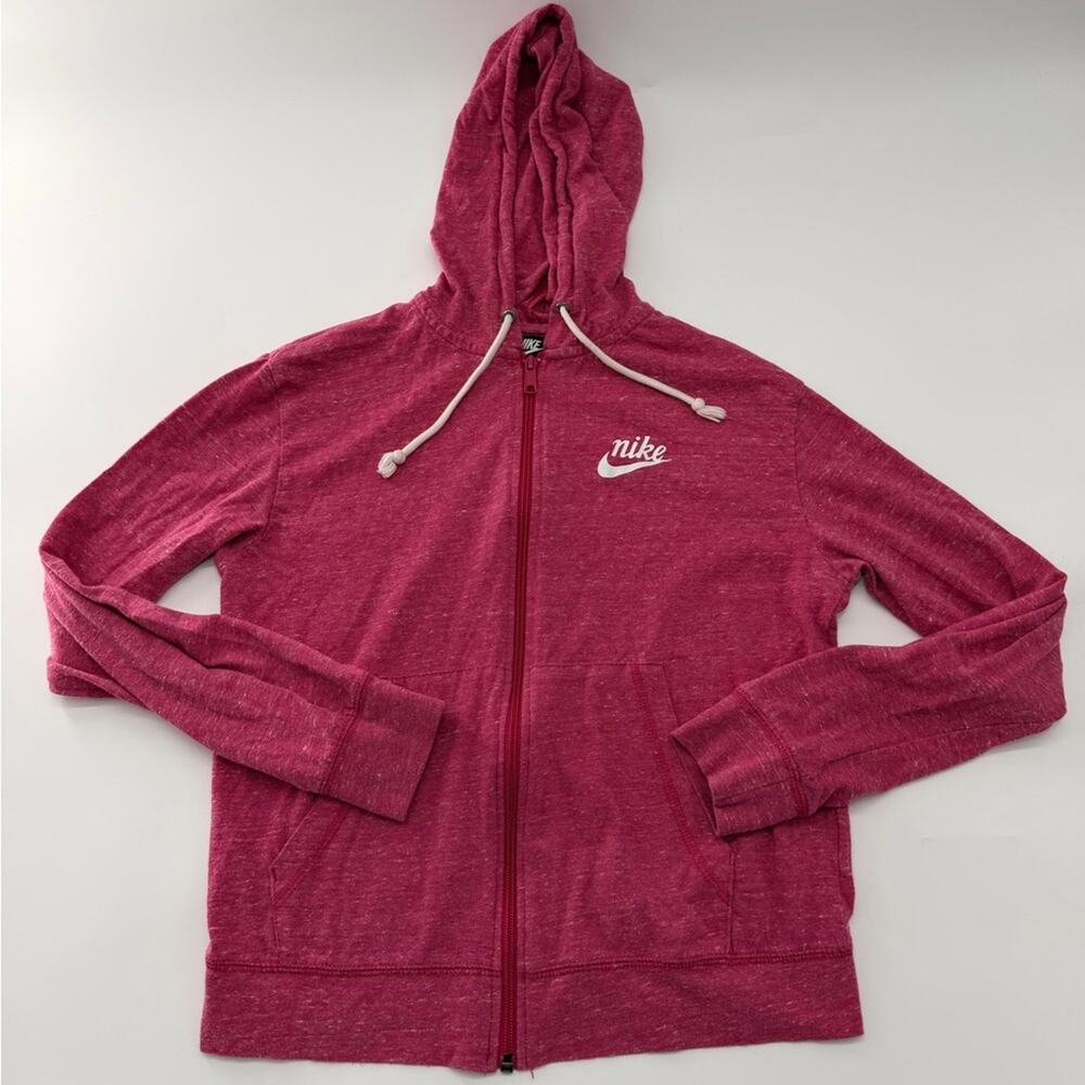 Nike Gym Vintage Pink Zip Up Hoodie Women’s Small